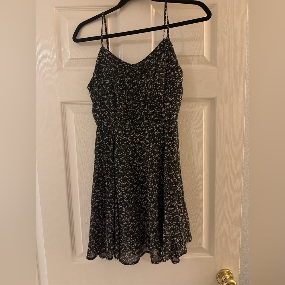 French Kyss Black Floral Dress